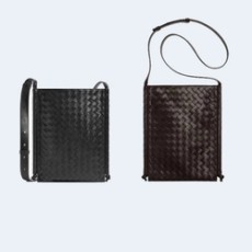 보테가 베네타 인트레치아토 라지 플랫 루프백 (2color)